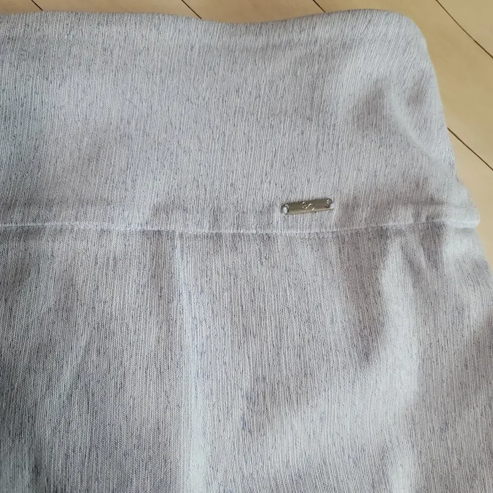 S.C & Co. Light Blue Mini Tummy Control Activewear Skort Size Large